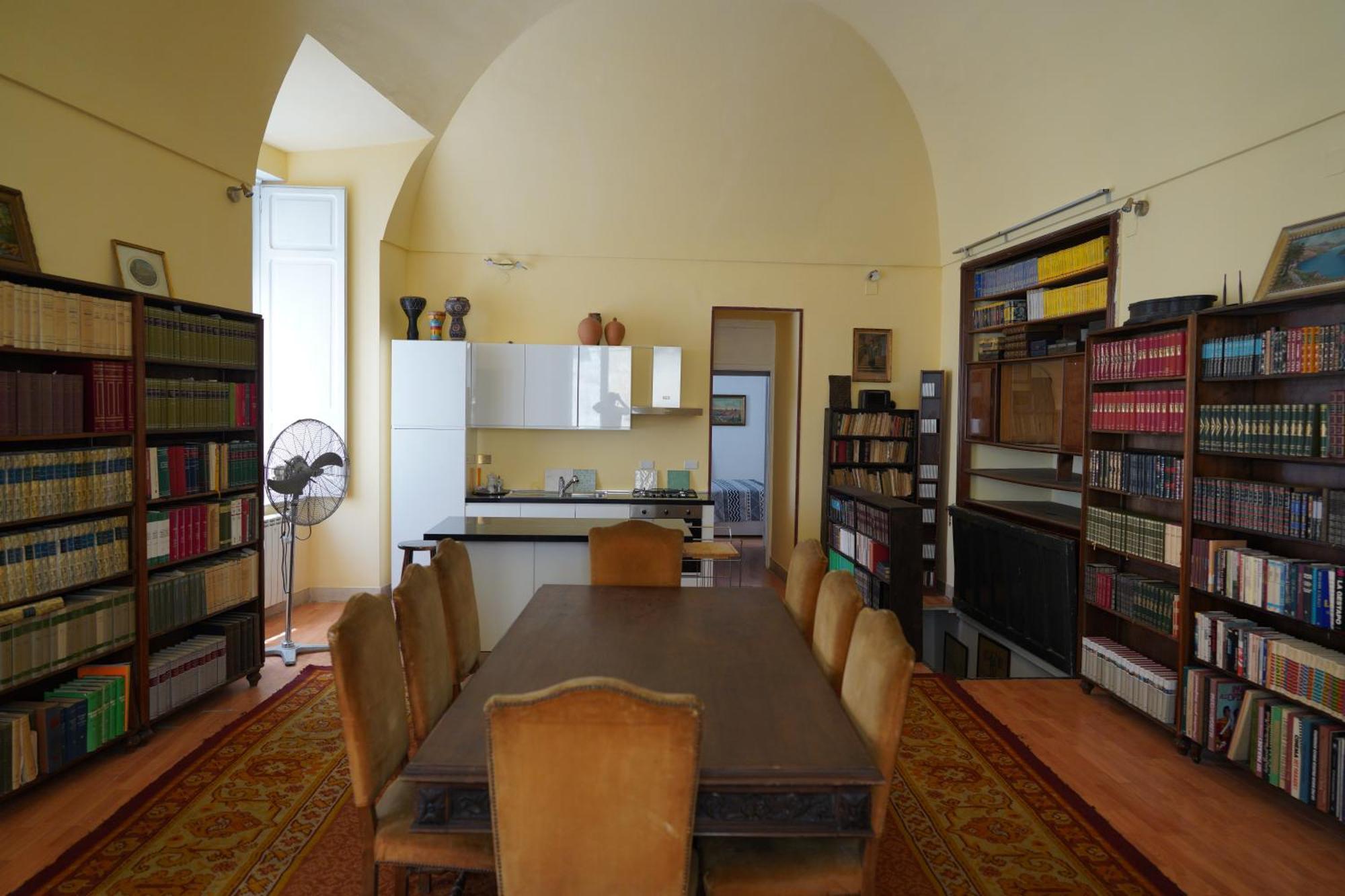 The Saint's Library Loft In Historical Palace